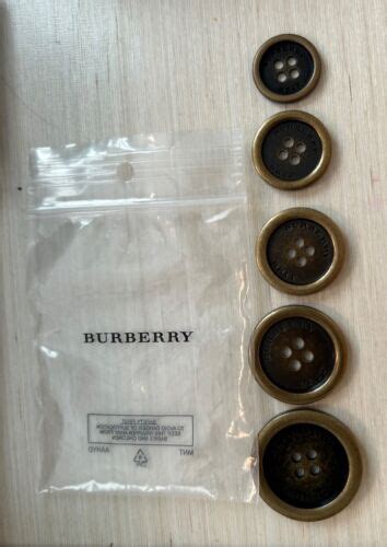 burberry trench buttons replacement